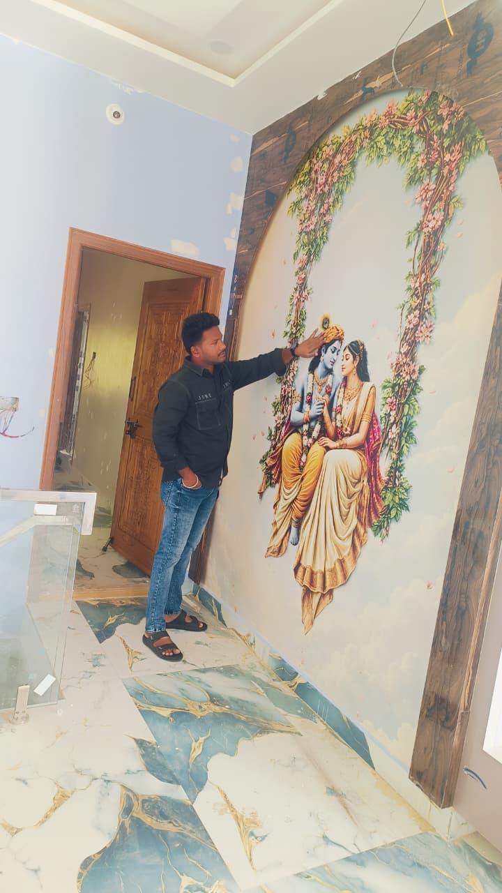 SV-Interiors pooja unit design project