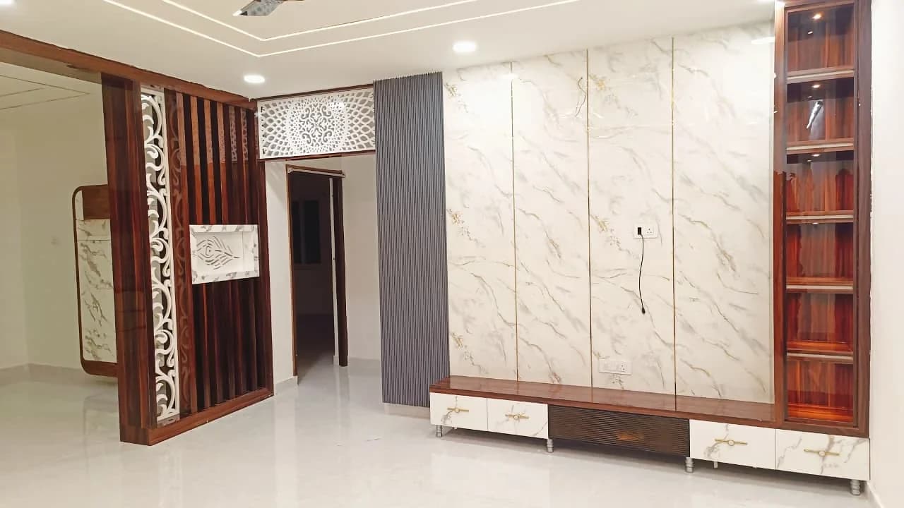 SV-Interiors tv unit design project