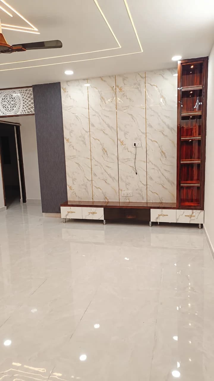 SV-Interiors tv unit design project