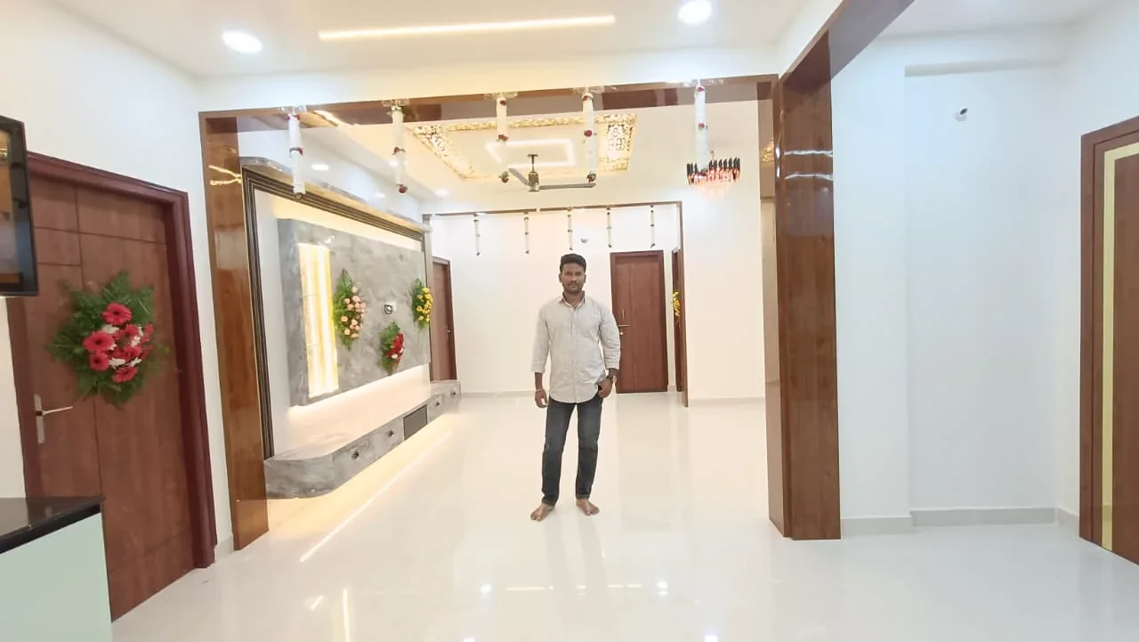 SV-Interiors tv unit design project